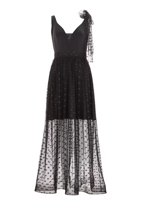 Дамска рокля тип „люлка“ - 5AI04600 - Найлон