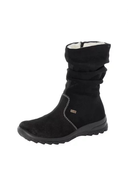 Дамски боти  Велур - Набръчкани