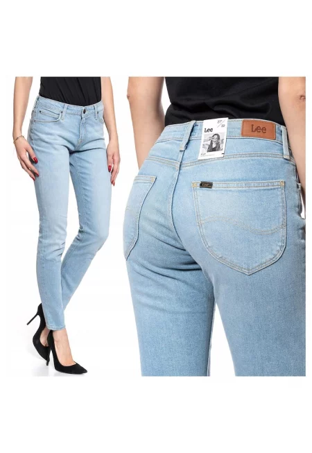 Дамски дънки -  21025-26 - Памучни - Дълги - Petite - W24-L31 US - Сини