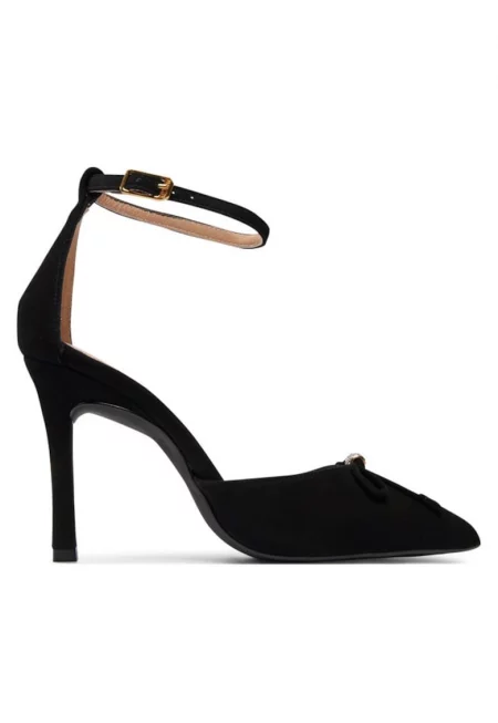 Дамски обувки  303554903 - Естествена кожа - Черни