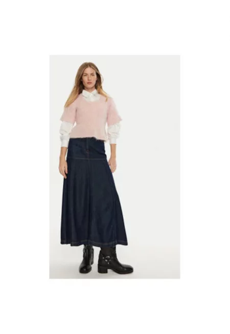 Дамски пуловер -  304135484 - Вълна алпака/Акрил - 38 EU - Розов