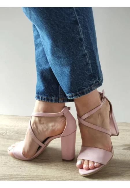 Дамски сандали  061 Елегантни Розови