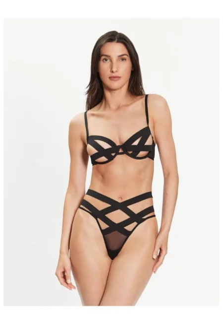 Дамски сутиен -  300937556 - Полиамид - Черен