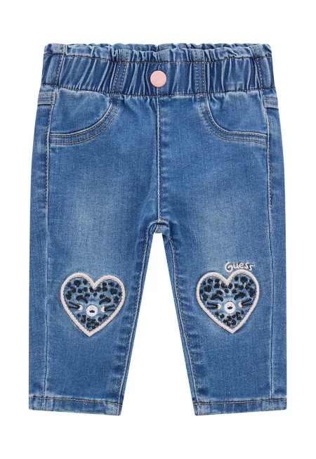 Дънки с бродерии