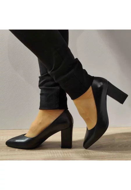 Елегантни дамски обувки  D34-24171 Black - черни