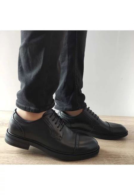 Ежедневни мъжки обувки  650027A 01-N Black - черни - Черен