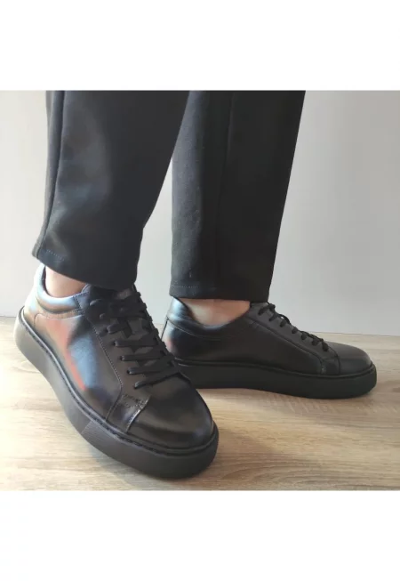 Ежедневни мъжки обувки T231103-A Черни - черни