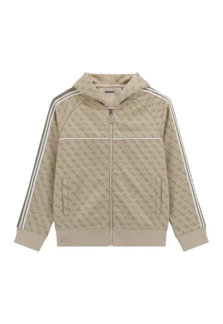 Худи с монограм и цип