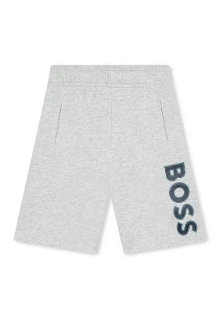 Къс панталон с лого и джобове встрани