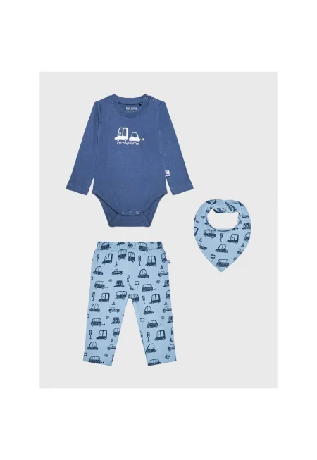 Комплект блуза и панталон за момче -  301110347 - Памук