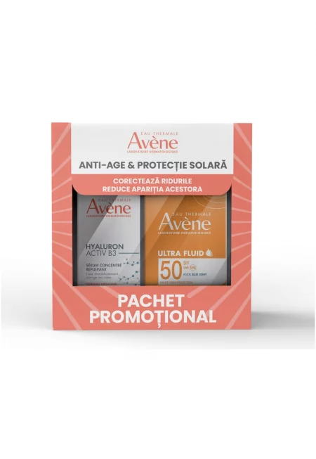 Комплект Серум Hyaluron Activ - 30 мл + Ултра флуид Invisible SPF50 - 50 мл