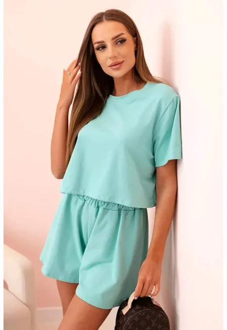 Комплект широка кройка тениска и панталон -