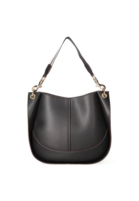 Кожена чанта - Черен