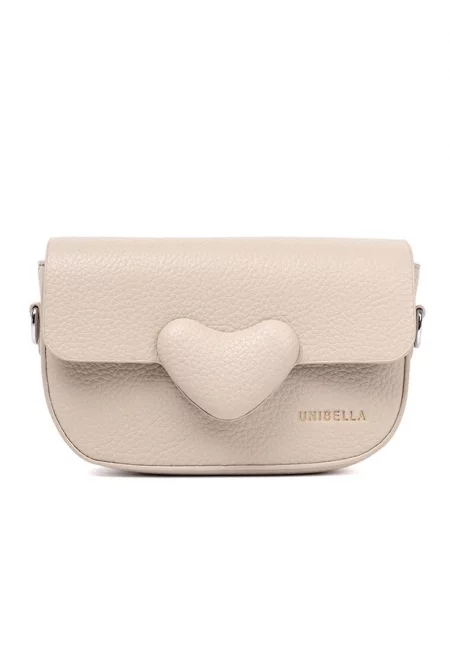 Малка чанта за пратеник с декоративно сърце