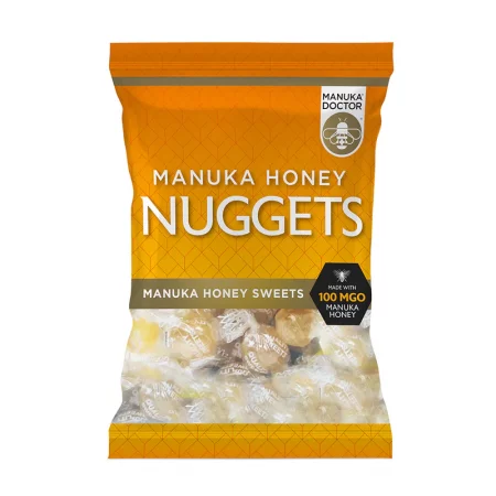 Manuka Honey Nuggets made with 100 MGO Manuka Honey / Бонбони за смучене с мед от манука, 120 g