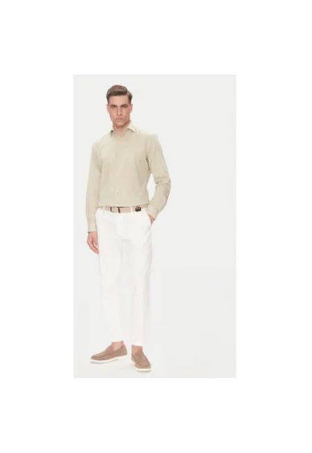 Мъжка риза  C6 41017.0451 - Памук - 3XL INTL - Бежов