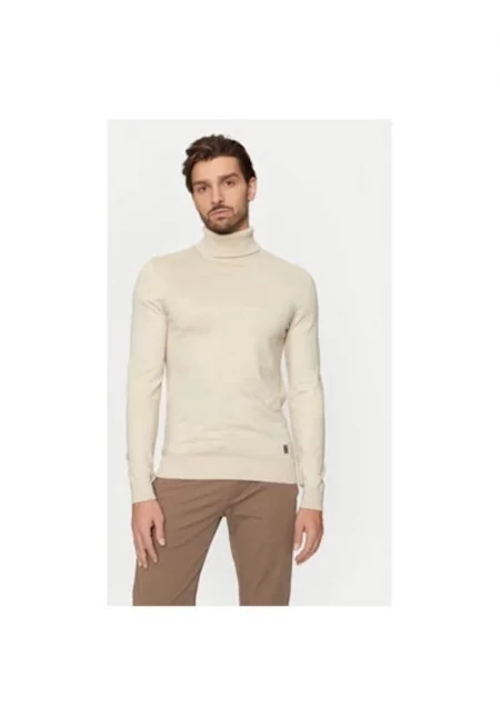 Мъжка риза - US Polo Assn. - 304798078 - Памук/Вискоза - Бежов - Бежов