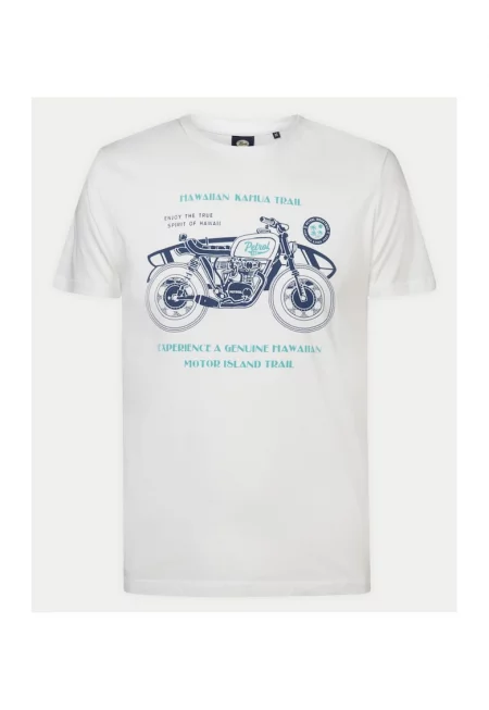 Мъжка тениска -  303710446 - Бяла - Памук