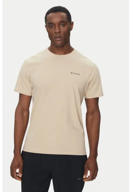 Мъжка тениска -  304693342 - Памук - Бежов - Бежов