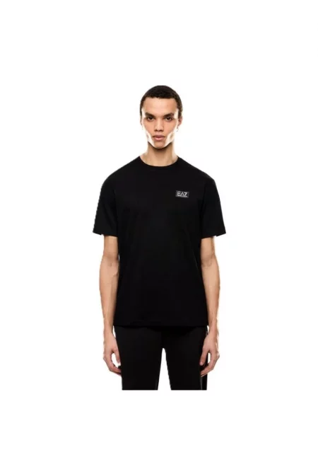 Мъжка тениска  м тапицерия с цип - 7M000516-AF14616-UC001 - черна - Черен