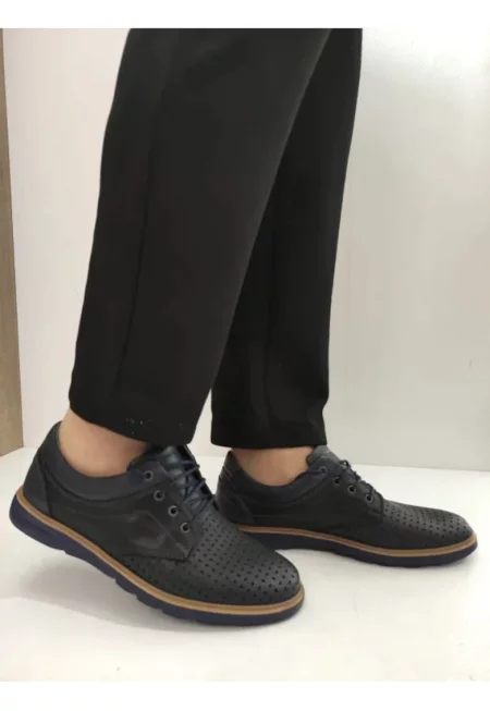 Мъжки обувки  407 - Перфорирани - Тъмносин - Тъмносин