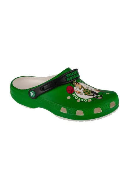 Мъжко сабо -  Classic NBA Boston Celtics Clog 209442 - Зелен