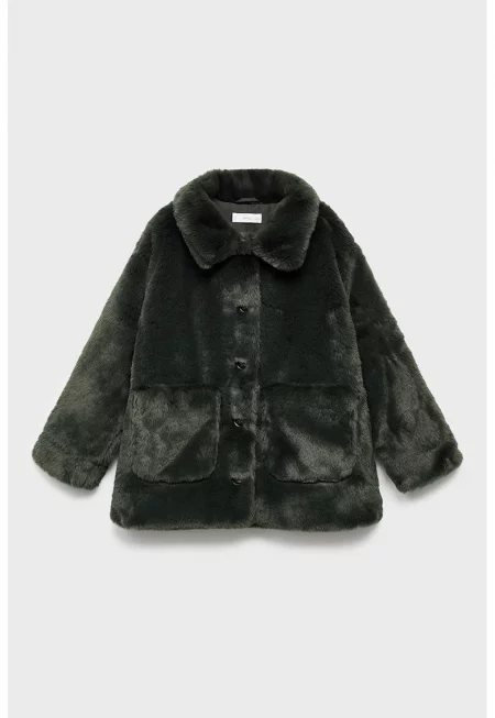 Палто от еко пух с копчета