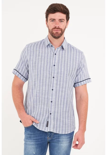 Раирана риза с фино плетен ефект