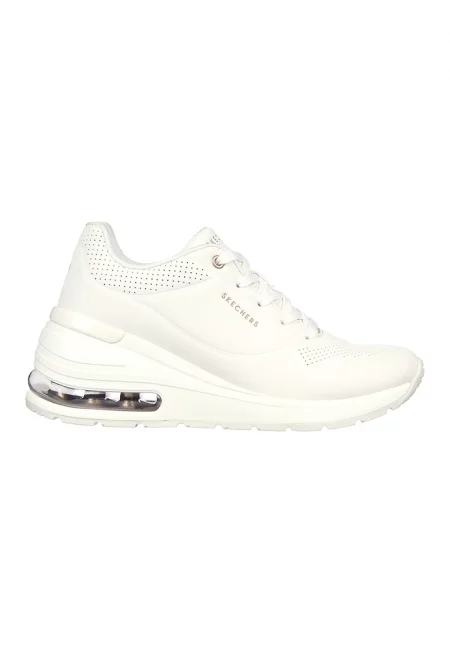 Скосени спортни обувки Million Air - Elevat от еко кожа - Бял