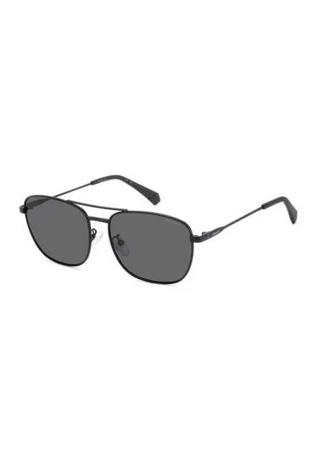 Слънчеви очила Aviator с поляризация - Черен/Антрацитно сиво