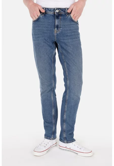 Слим дънки - Прашно синьо