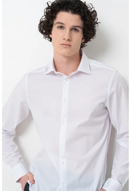 Стандартна риза - Бял