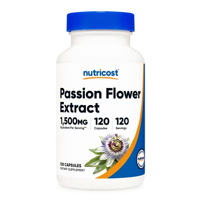 Стрес и напрежение - Пасифлора (Passion Flower Extract ), 375 mg х120 капсули