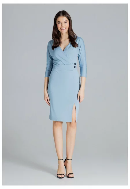 Светлосиня рокля  Sheala