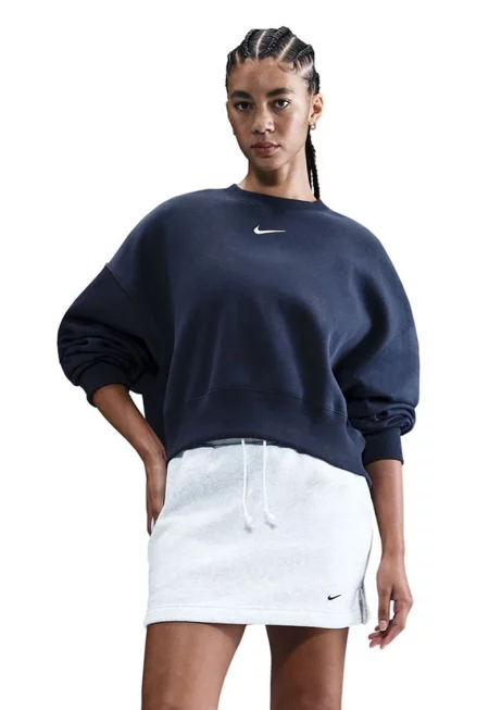 Свободен суитшърт Phoenix с паднали ръкави - Тъмносин