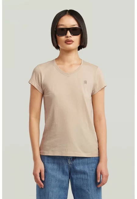 Тениска Eyben от органичен памук с шпиц