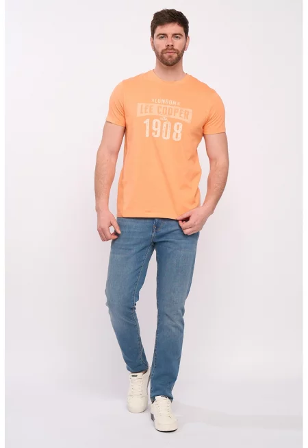 Тениска с овално деколте и лого