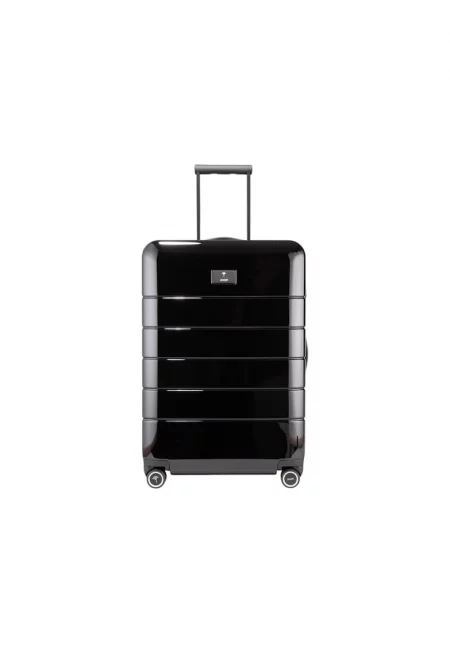 Унисекс пътен куфар на колелца - 73 л - Черен