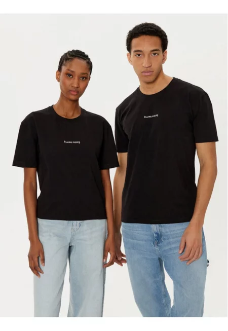 Унисекс тениска -  305038562 - Органичен памук - Черна - Черен