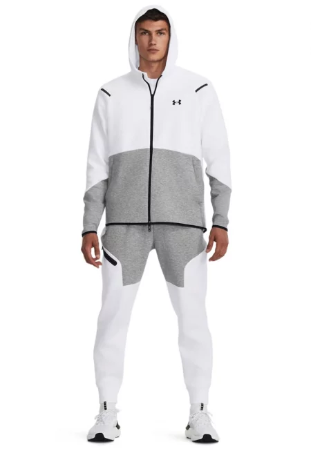 Влагоотвеждащ фитнес панталон Unstoppable - Бял/Сив