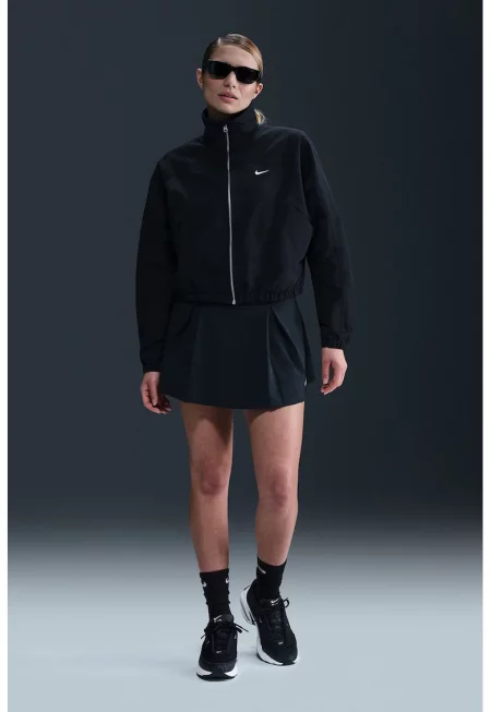 Яке с яка и лого - Бял/Избеляло черно