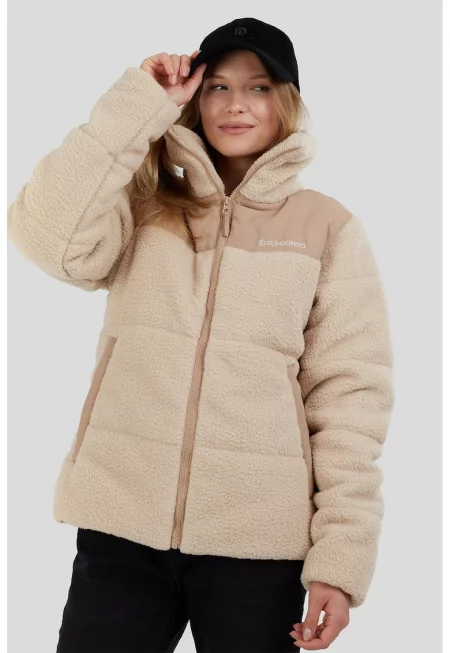 Зимно яке Nukka с джобове встрани - Бежов