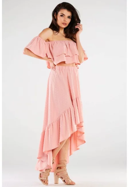 Блуза без ръкави - деколте на раменете A424