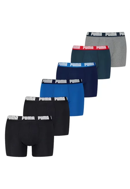 Боксерки - 6 чифта - Черен/Сив/Син