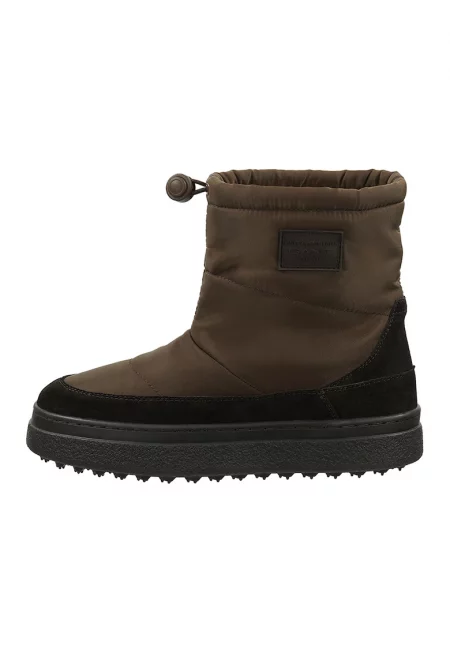 Боти с вълнена подплата - Черен/Кафяв