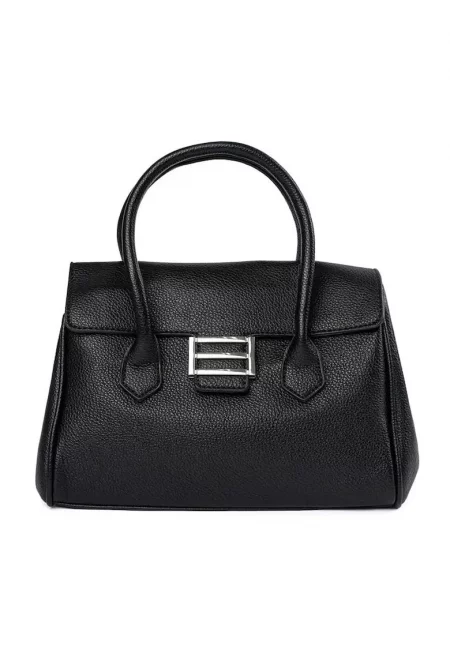 Чанта за рамо  модел Crossbody - бежова - от екологична кожа - с две отделения