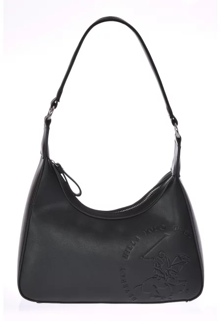 Чанта за рамо от еко кожа - Черен