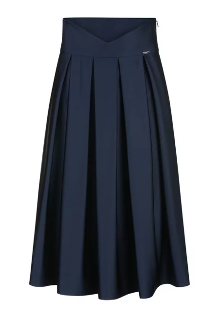 Дълга сатенена пола