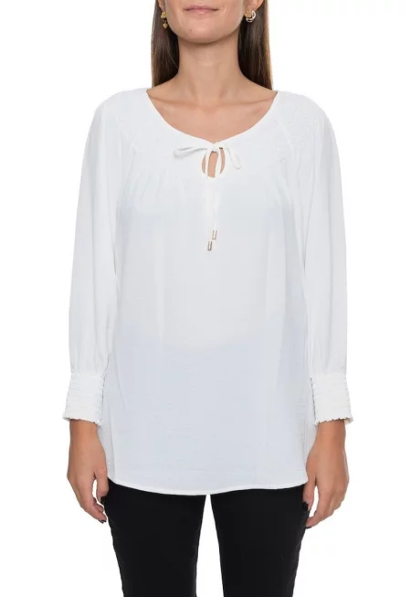 Дамска блуза  M0TA8536 - Бял