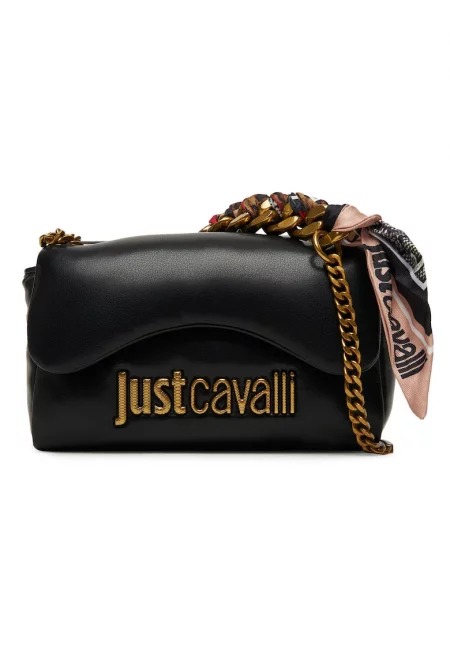 Дамска чанта -  еко кожа - черна - универсална